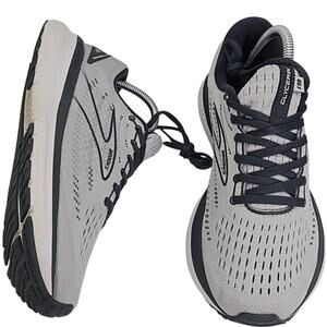 Brooks Glycerin 19 Grey Ombre White Womens 9 Medium B Running Shoes Sneakers